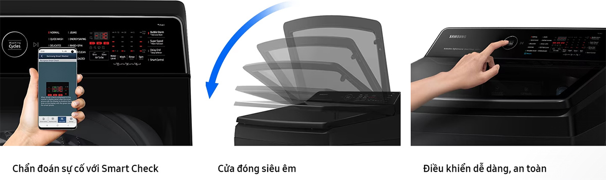 Hướng dẫn tối ưu hiệu suất máy giặt Samsung lồng đứng WA95CG4545BDSV cho gia đình 5 đến 7 người