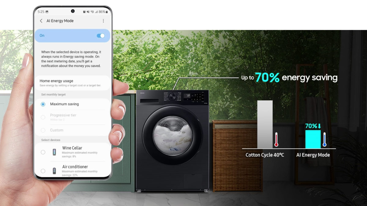 Máy giặt samsung 12kg lồng đứng WA12CG5745BV/SV và cửa ngang WW12CGC04DABSV: Thiết Kế, Tính Năng, Hiệu Suất Giặt