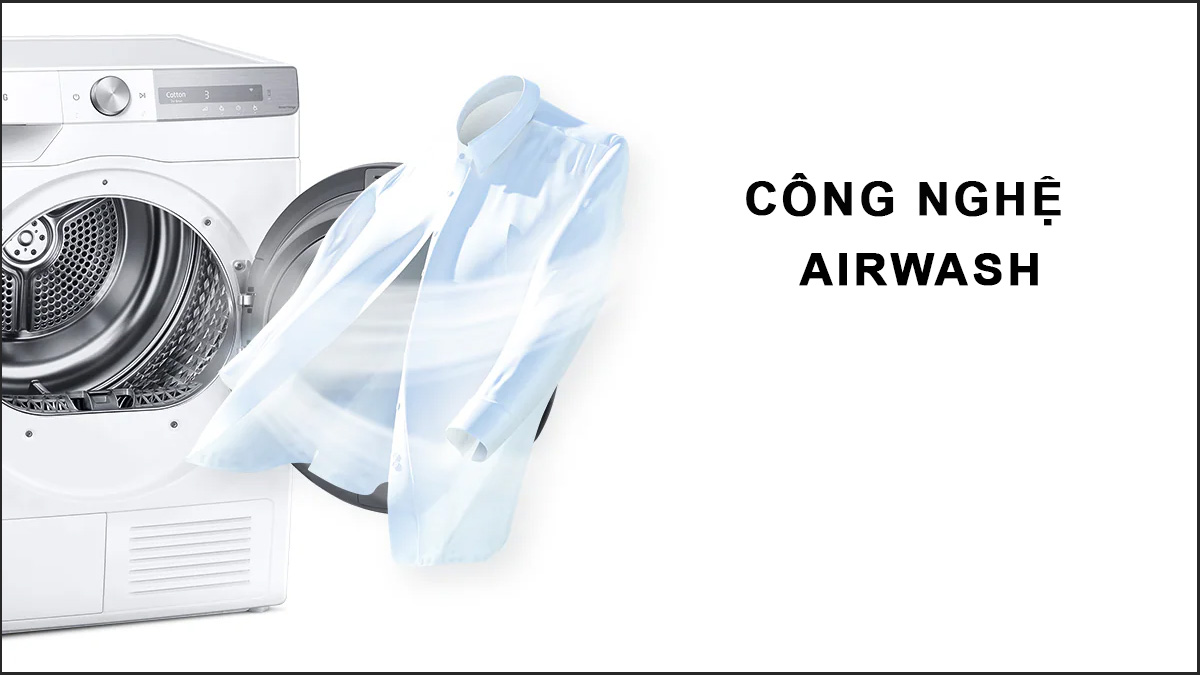 TOP 7 ưu điểm nổi bật trên máy sấy quần áo Samsung 9Kg DV90T7240BH/SV 