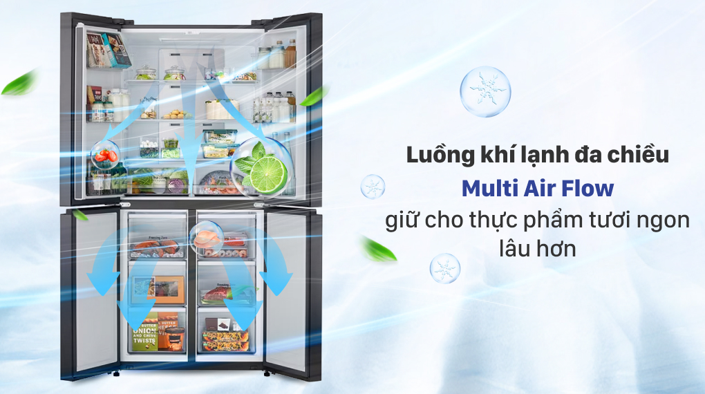 6 công nghệ hiện đại trong tủ lạnh LG 4 cánh GR-B50BL bạn cần biết