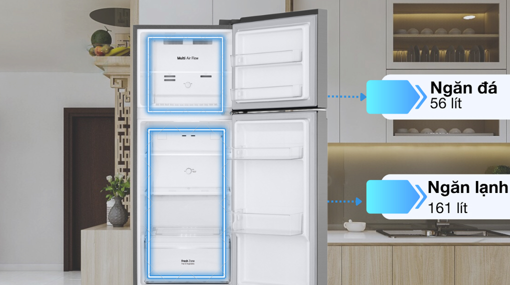Tủ lạnh LG LTB21SVMD vừa rẻ vừa mang lại nhiều giá trị 