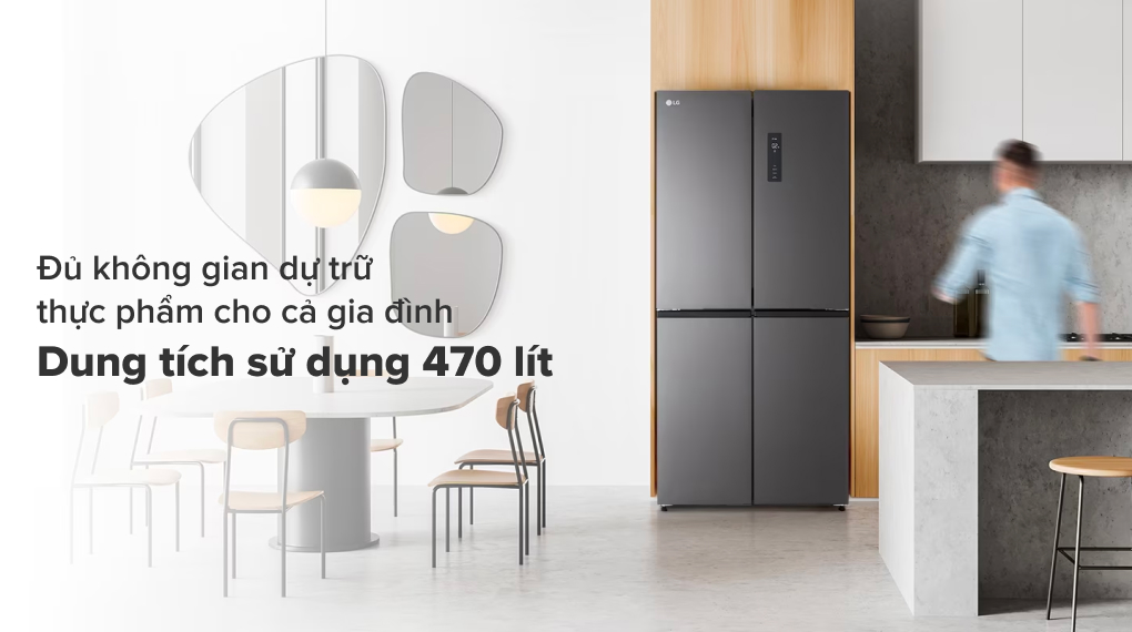 6 công nghệ hiện đại trong tủ lạnh LG 4 cánh GR-B50BL bạn cần biết