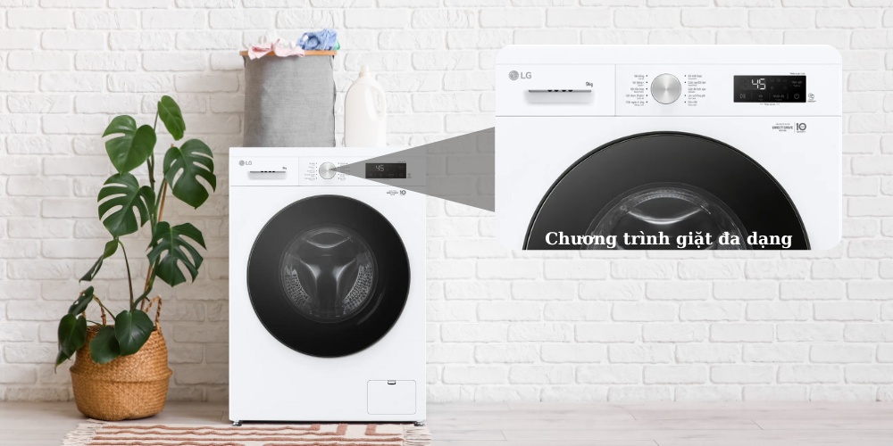Máy giặt LG 9kg FB1209S5W ra mắt năm 2025 mới ra mắt có gì đặc biệt