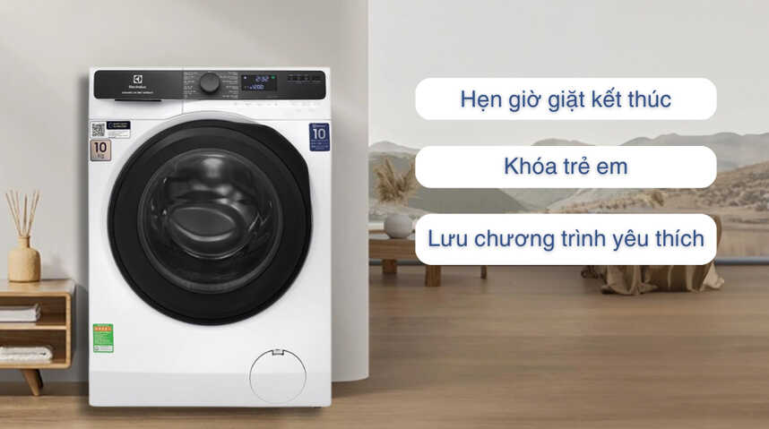 Tìm hiểu 7 đặc điểm nổi bật máy giặt Electrolux 10Kg EWF1043R7WC thu hút người dùng