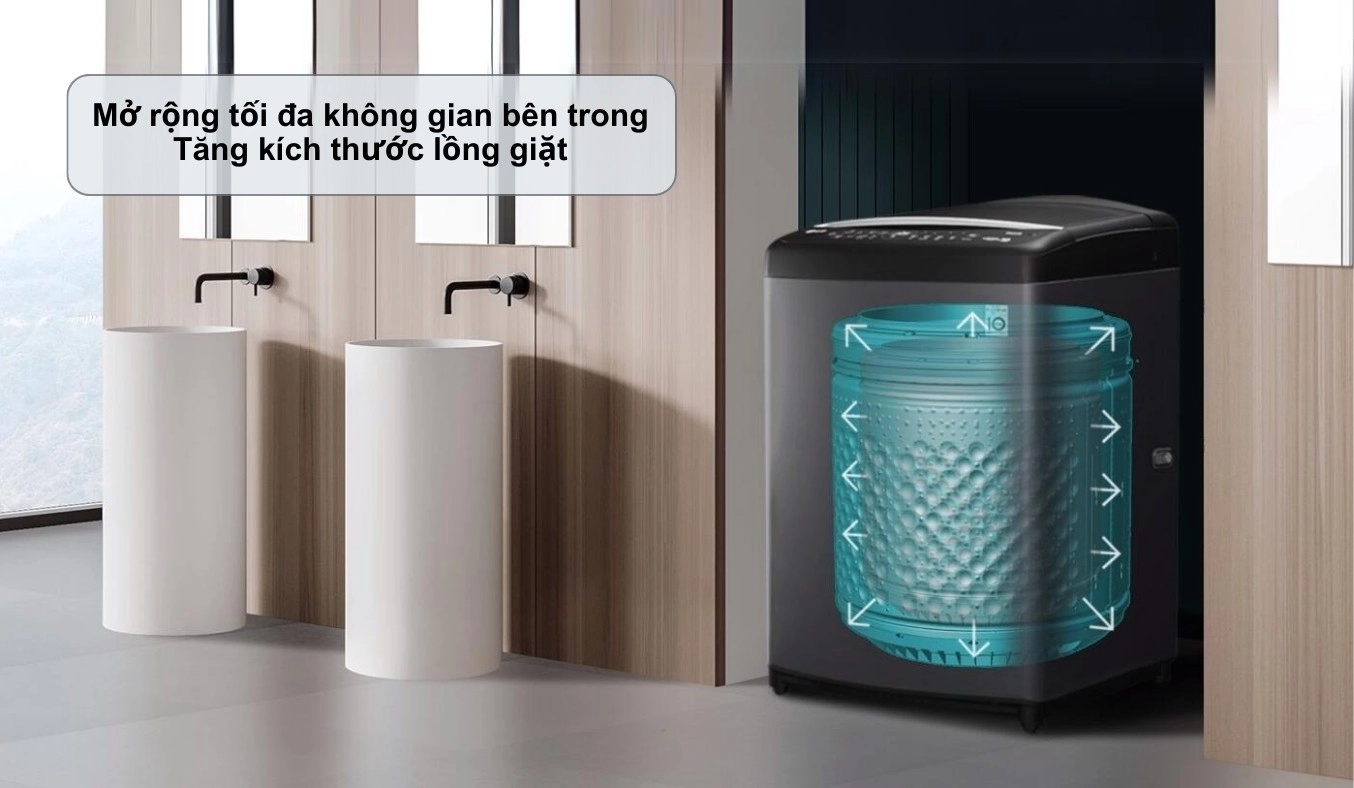 Vì sao máy giặt LG cửa trên 18kg TV2518DV3B được nhiều người tin dùng 