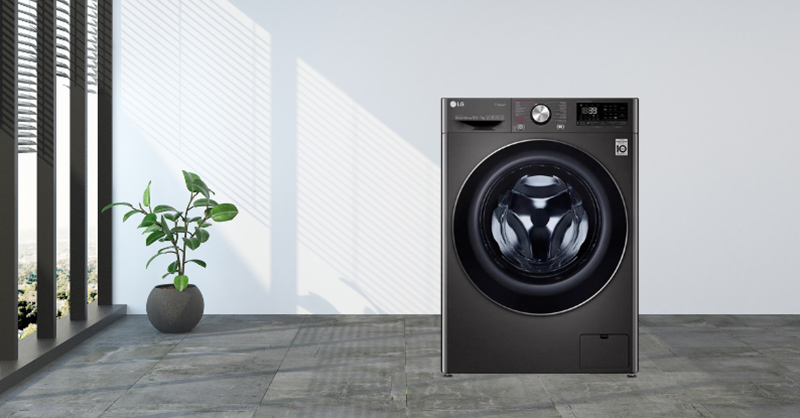 Giặt dễ dàng, tiết kiệm nước với máy giặt LG cửa ngang 10Kg FV1410S4B