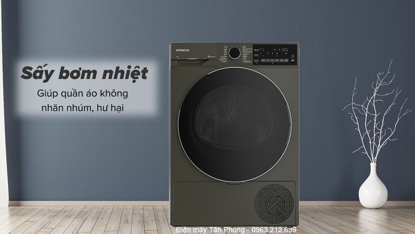 Những đặc điểm nổi bật có trong máy sấy quần áo Hitachi 10kg TD-100XFVEM