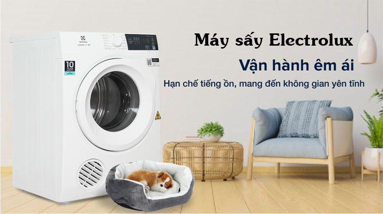 Máy sấy quần áo Electrolux 8kg EDV804H3WC giá rẻ phù hợp với tiêu chí sử dụng hàng ngày