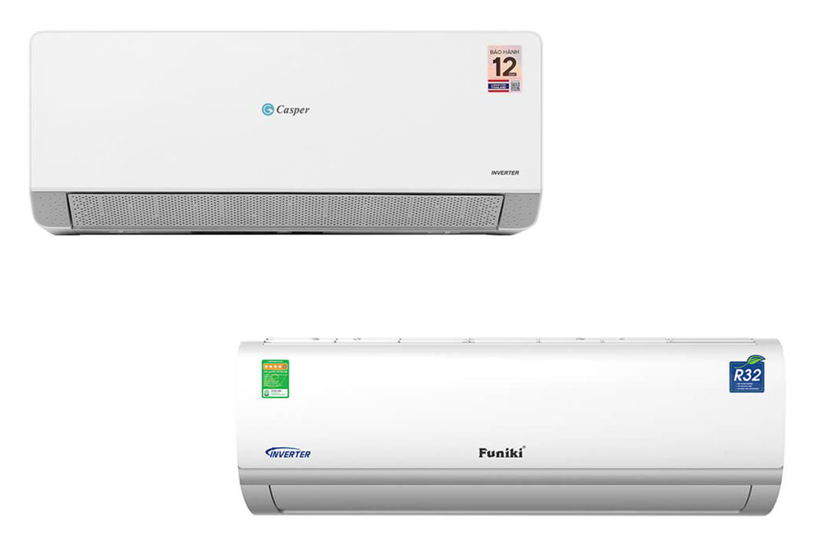 Tầm giá 5 triệu nên mua điều hòa Casper QC-09IU36A hay Funiki HIC09TMU tốt hơn?