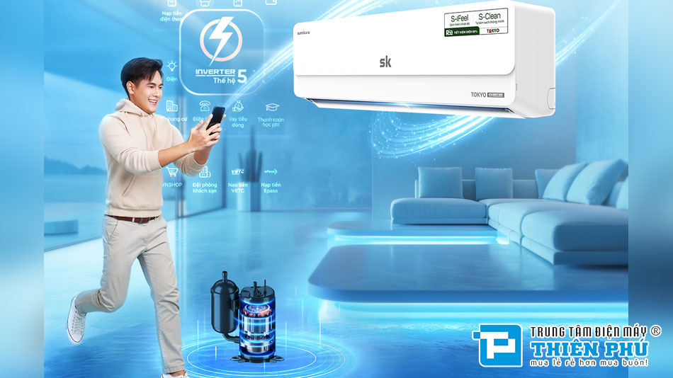 Điều Hòa Sumikura Inverter 2 Chiều 24000Btu Tokyo APS/APO-H240