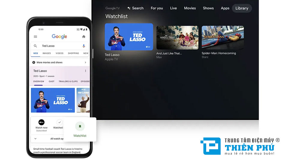 Google Tivi TCL 4K 55 Inch 55P6K