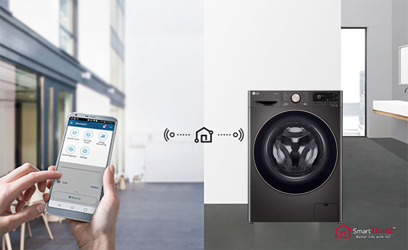 Tiết kiệm – êm ái – bền bỉ với máy giặt LG cửa ngang 12kg FV1412S3B