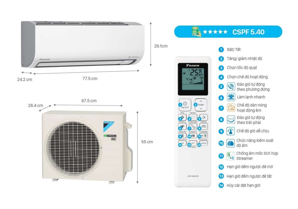 Những lý do khiến điều hòa Daikin 12000btu FTKF35ZVMV vẫn giữ giá cực tốt