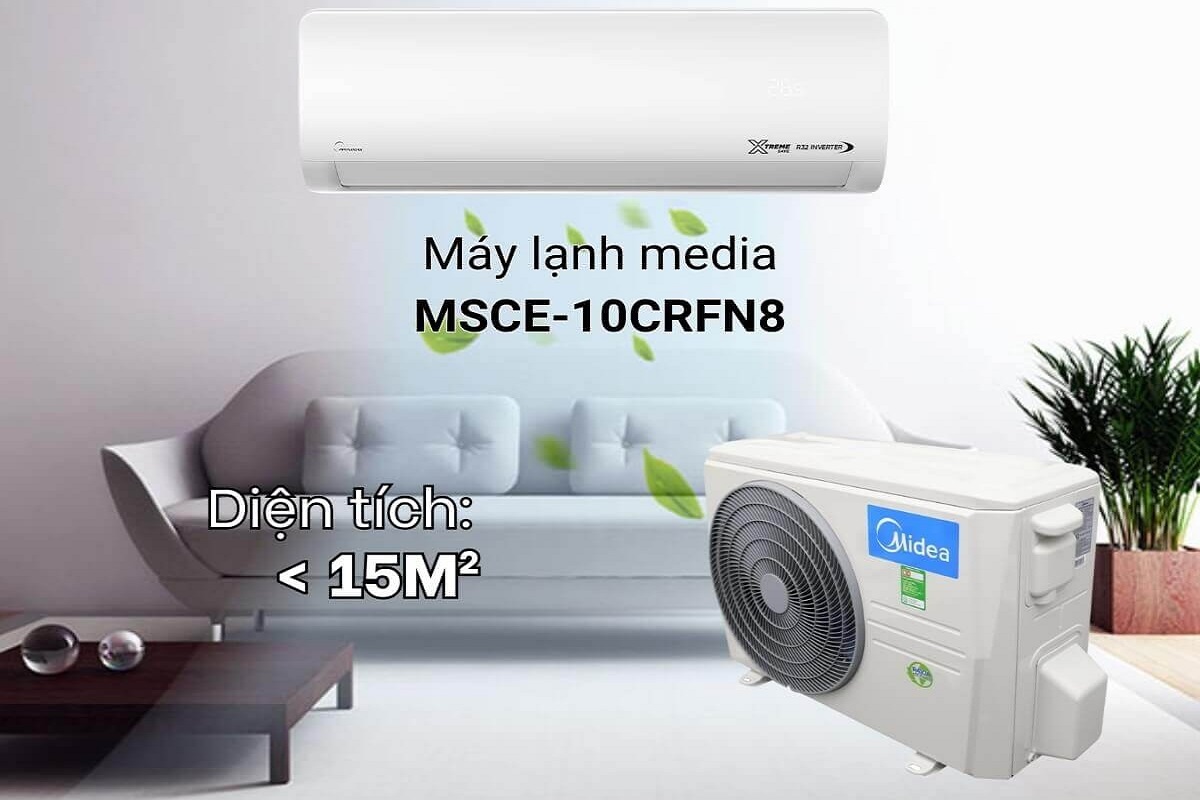 Điều hòa Midea 1 chiều 9000 MSCE-10CRFN8 - Mạnh mẽ, bền bỉ chỉ 5.150.000đ