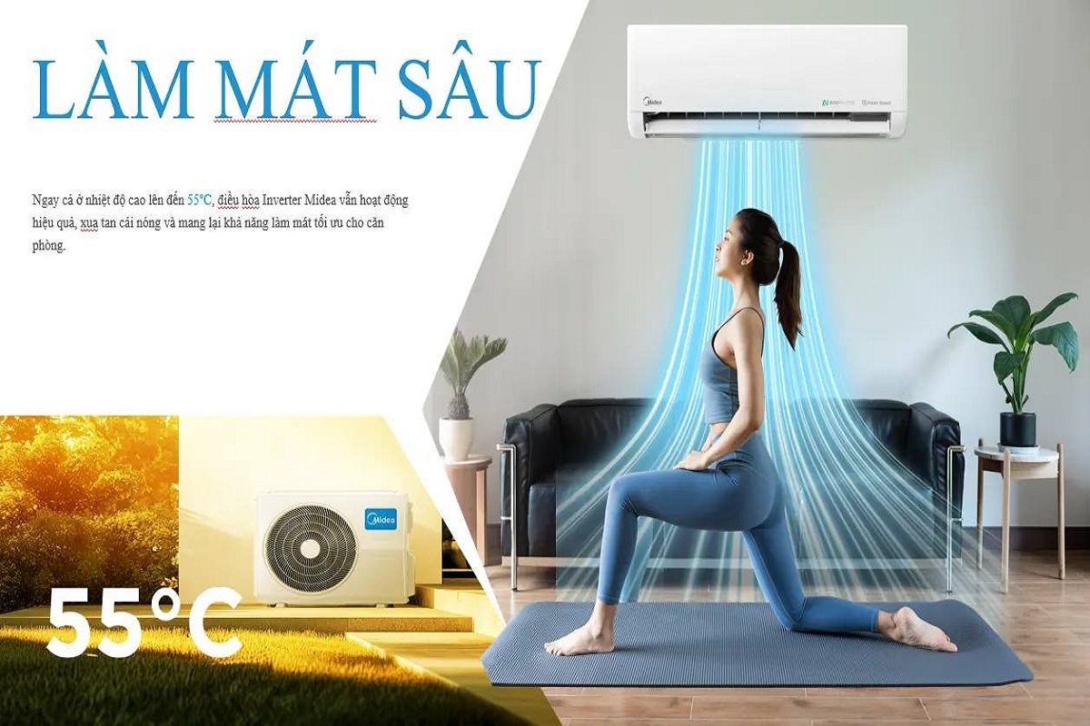 Khám phá điều hòa Midea inverter 28000 1 chiều MSCE-28CRFN8 mới 2026