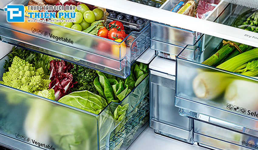 Tủ Lạnh Hitachi Inverter 4 Cánh 645 Lít R-WB700PGV4 (GBK)