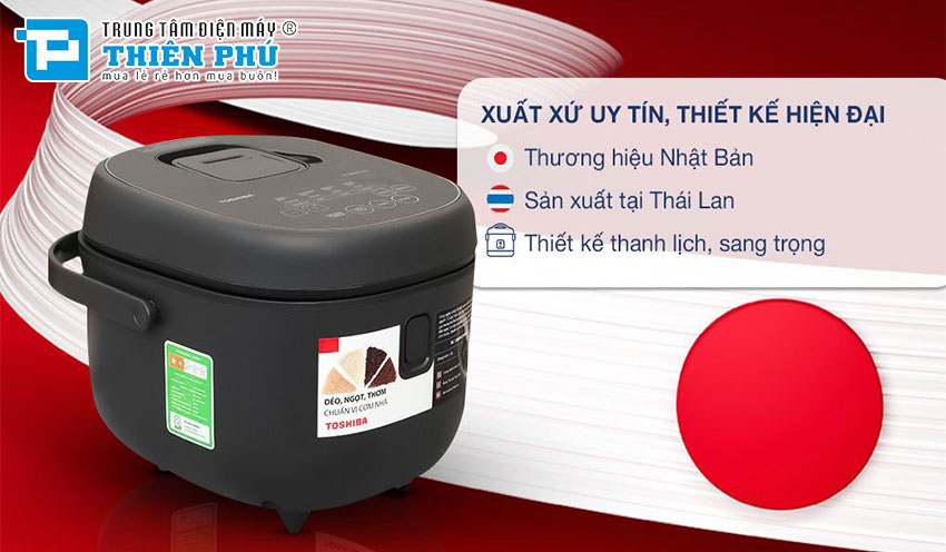 Nồi Cơm Điện Tử Toshiba 1.8Lít RC-18DR4TVN(H)
