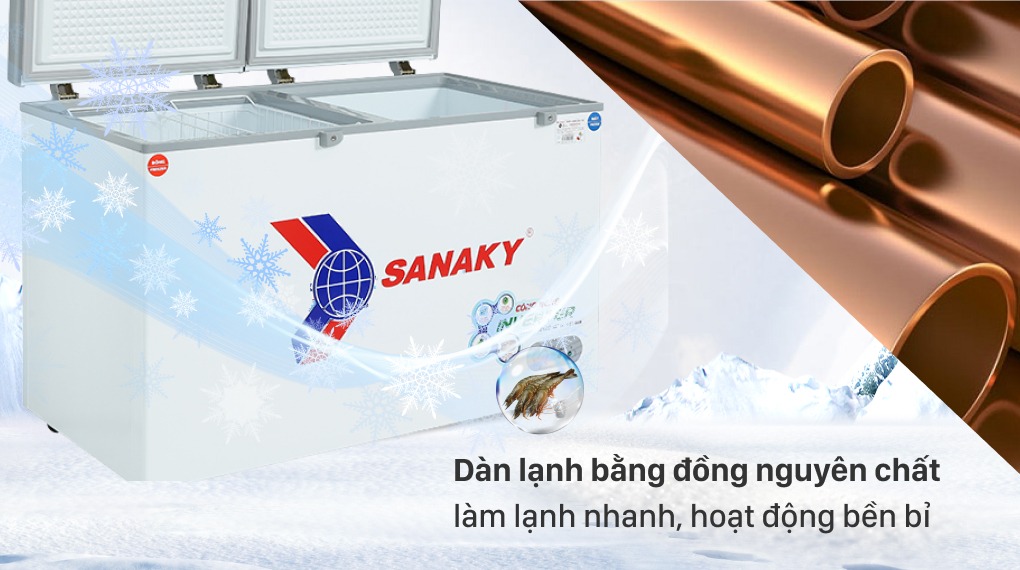Khám phá 5 lý do tủ đông Sanaky Inverter VH-5699W3 bán chạy hiện nay