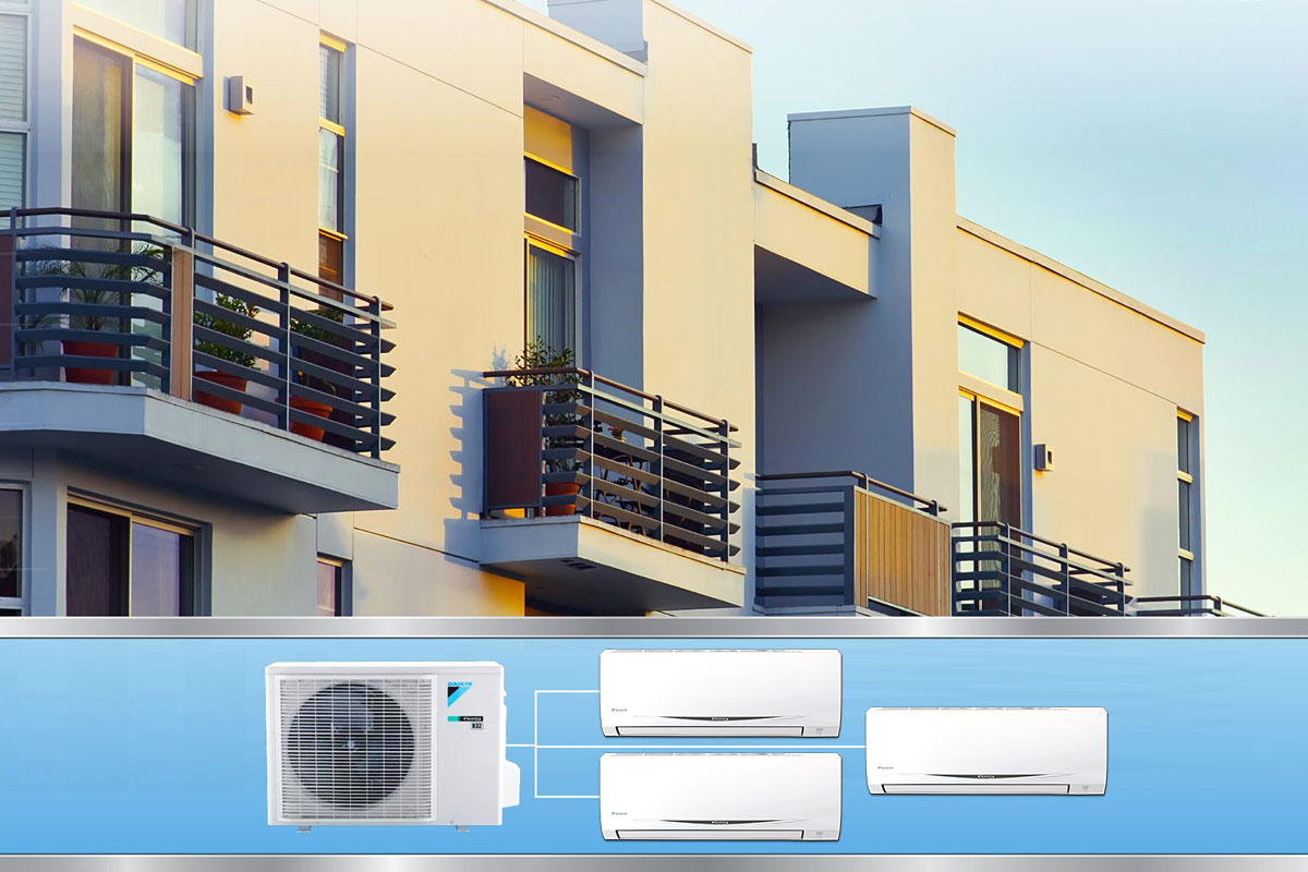 Điều hòa multi Daikin 2 chiều 5MXM100RVMV giải pháp cho những gia đình sống ở chung cư