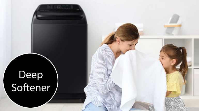 Máy giặt Samsung cửa trên 9,5kg WA95CG4545BDSV quá trình làm sạch lồng giặt tự động và tính năng lọc – bảo trì và vệ sinh thực tế