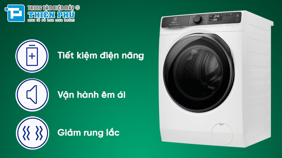 Cách vận hành máy giặt Electrolux 10kg cửa trước EWF1043R7WC hiệu quả và tiết kiệm 