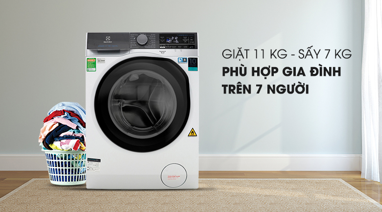 So sánh máy giặt sấy Electrolux giá rẻ EWW1143R7SC và EWW1123P5WC - Máy giặt sấy nào đáng mua hơn?
