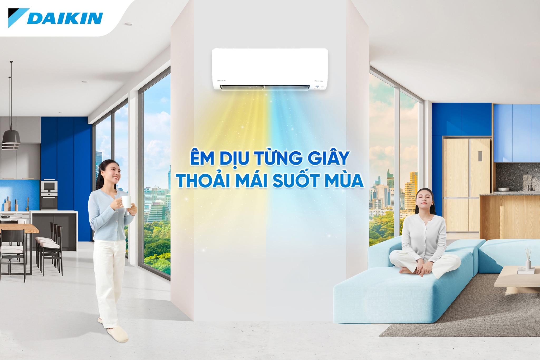 Điều hòa Daikin inverter FTKY25ZVMV, dòng điều hòa hoàn hảo đáng mua nhất 2025