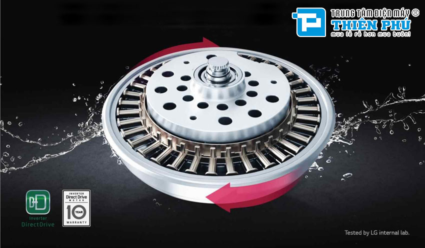 Tiết kiệm – êm ái – bền bỉ với máy giặt LG cửa ngang 12kg FV1412S3B