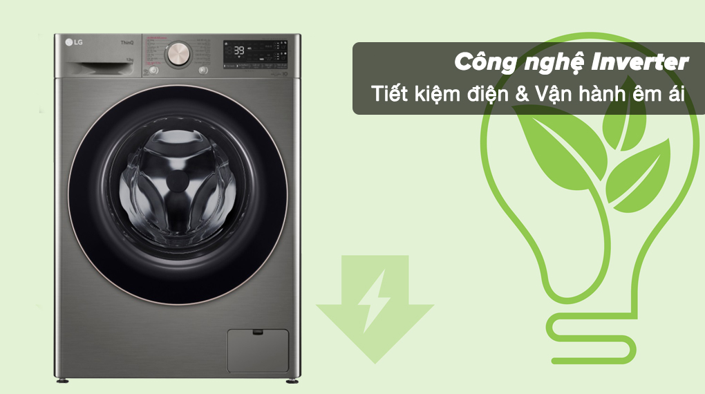 Có nên lựa chọn máy giặt LG 12kg FV1412S3BA cho gia đình có 5-7 thành viên 