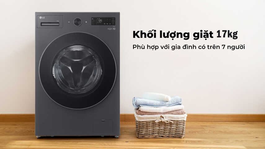 Phân tích ưu – nhược điểm máy giặt LG 17kg F2517SNTG và những điều bạn cần biết trước khi mua