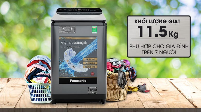 Máy giặt Panasonic inverter NA-FD11AR1BV giải pháp giặt sạch hiệu quả, tiết kiệm điện nước