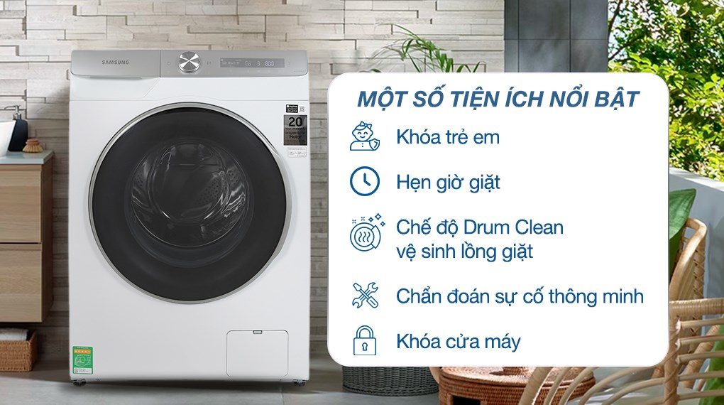 Trải nghiệm điều khiển từ xa qua ứng dụng SmartThings với máy giặt Samsung giá rẻ WW12CGP44DSH/SV