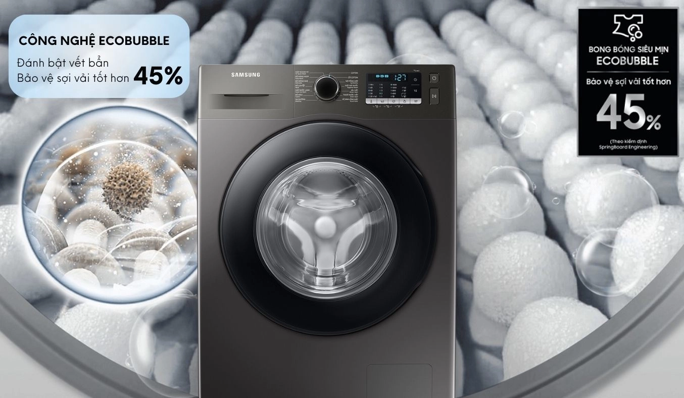 So sánh máy giặt Samsung giá rẻ WA95CG4545BDSV với WW95TA046AX/SV: Máy giặt nào phù hợp với gia đình 5 đến 7 người hơn?