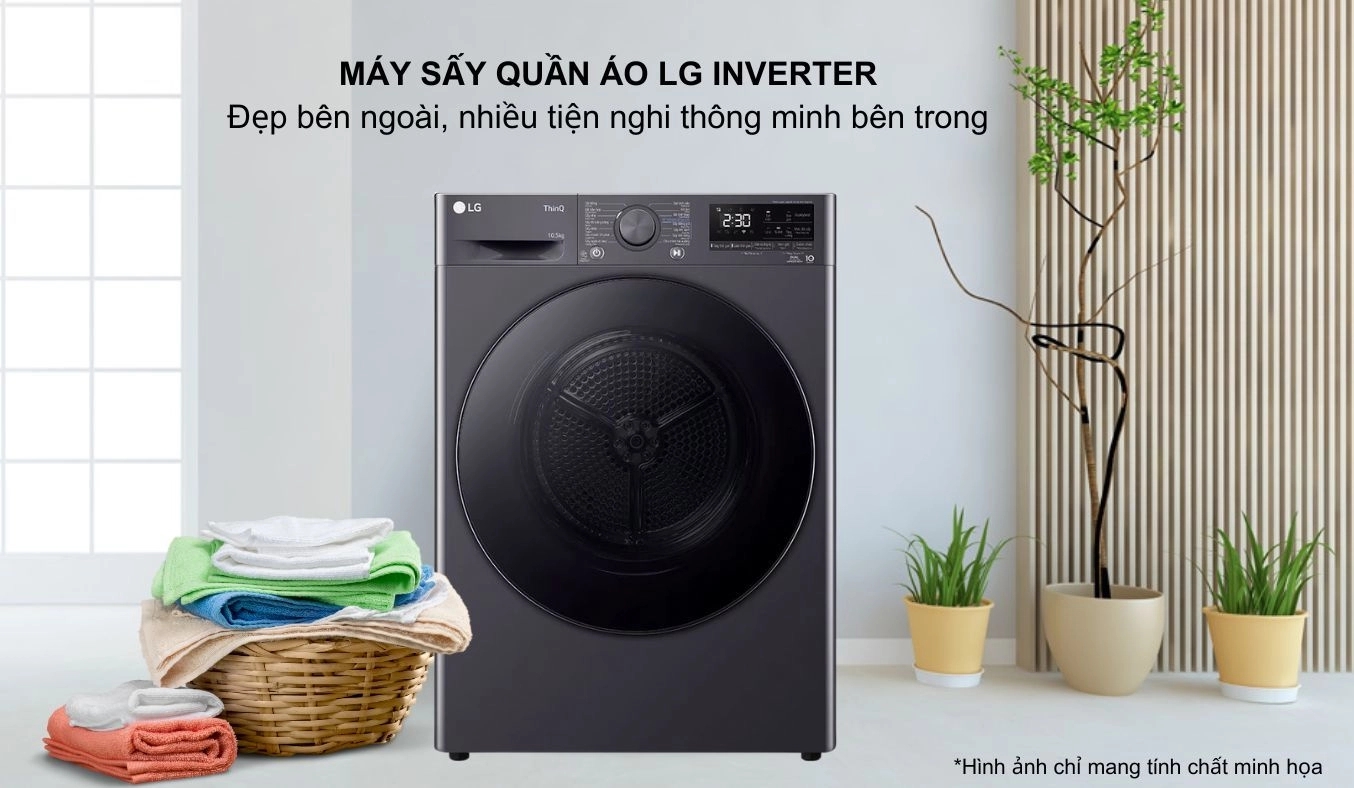 Trải nghiệm những điều thú vị mà chiếc máy sấy quần áo LG DVHP50M đem lại cho bạn