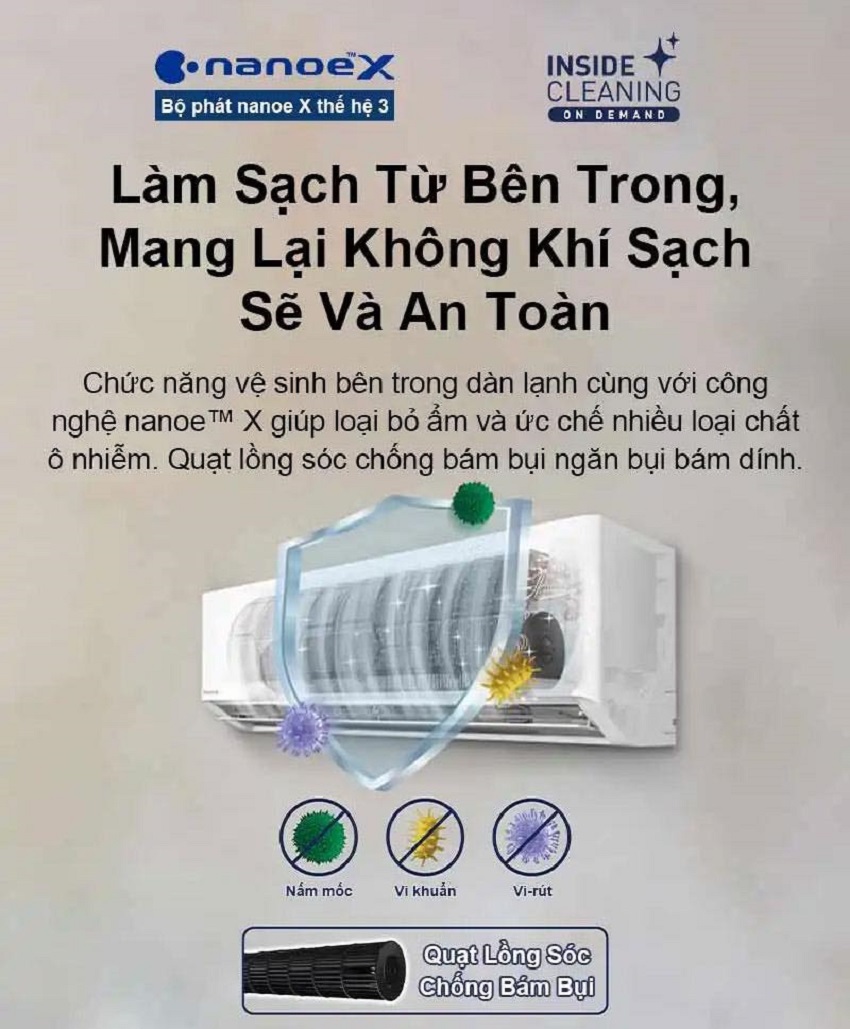 4 ưu điểm đáng giá của điều hòa Panasonic 1 chiều 12000btu CS-XU12BKH-8