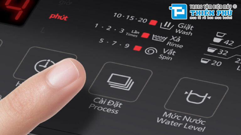 Máy giặt Panasonic lồng đứng NA-F85S11BRV giặt sạch mạnh mẽ, tiết kiệm tối ưu cho gia đình hiện đại