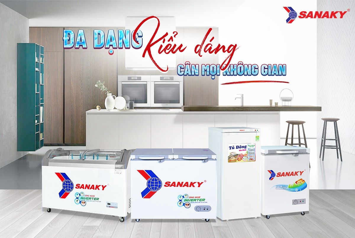 Khám phá lý do tủ đông Sanaky được ưa chuộng hàng đầu tại Việt Nam