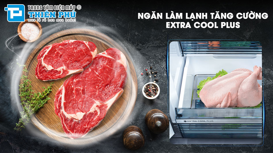 Tủ Lạnh Sharp Inverter 4 Cánh 611 Lít SJ-FXPI700VG-BK