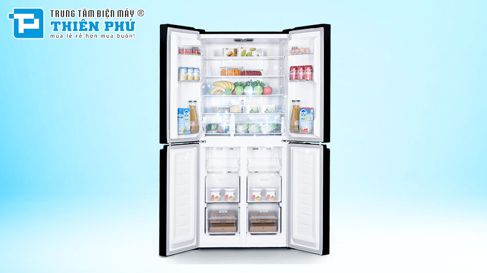 Tủ Lạnh Sharp Inverter 4 Cánh 466 Lít SJ-FXP560V-RG