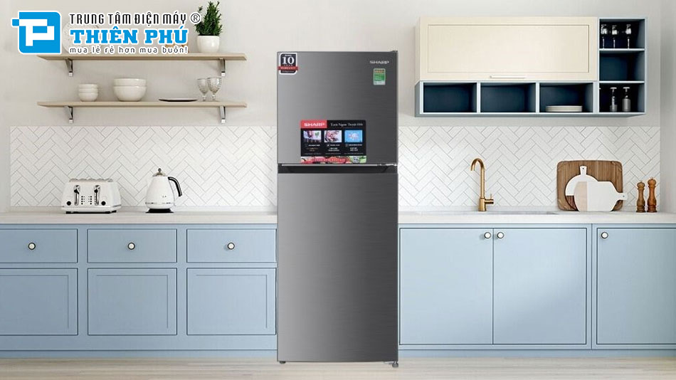 Tủ Lạnh Sharp Inverter 2 Cánh 247 Lít SJ-X270V-SL