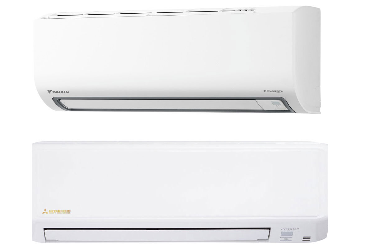 So sánh điều hòa Daikin FTKB35ZVMV và Mitsubishi SRK13YZP-W5, nên mua loại nào tốt?