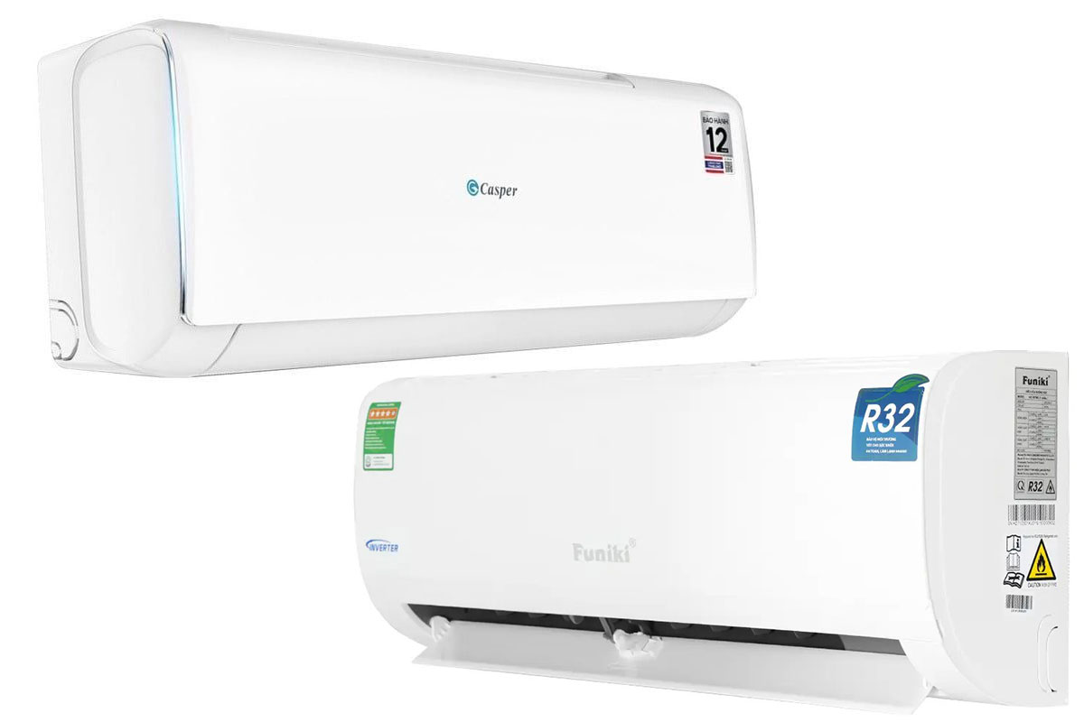 So sánh điều hòa Casper JC-09IU36 và Funiki HIC09TMU trong phân khúc giá 5 triệu