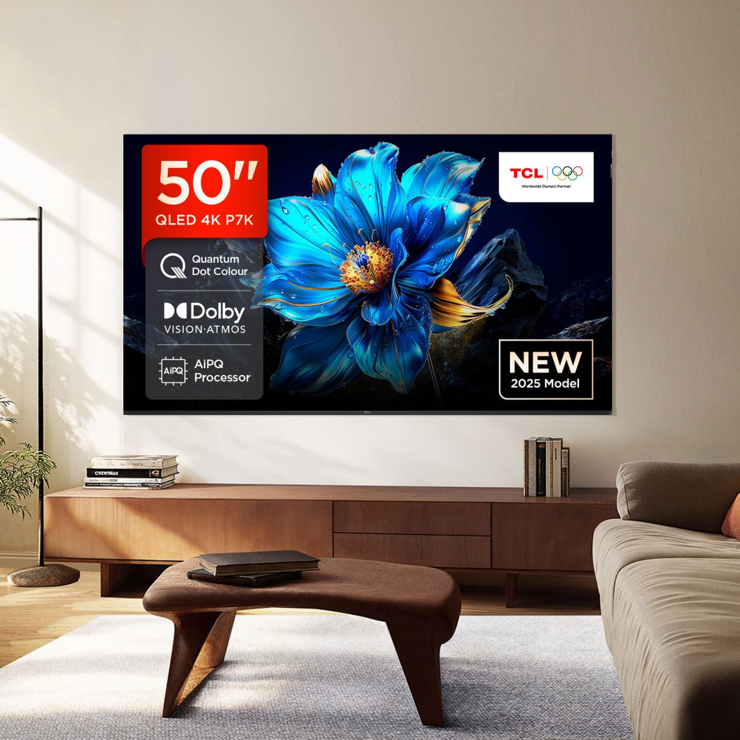 Review chi tiết về google tivi TCL 50 icnh 4K 50P7K, dòng tivi QLED giá rẻ ra mắt 2025