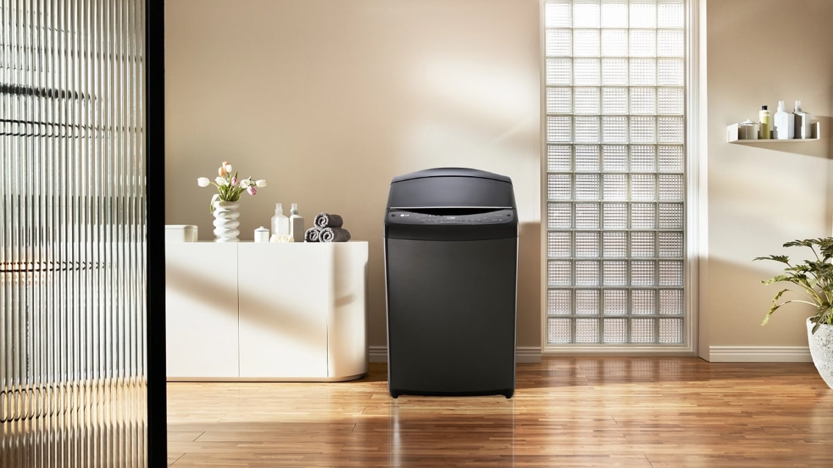 Yên tâm giặt sạch với máy giặt LG cửa trên 16kg TV2516DV3B cho gia đình đông người