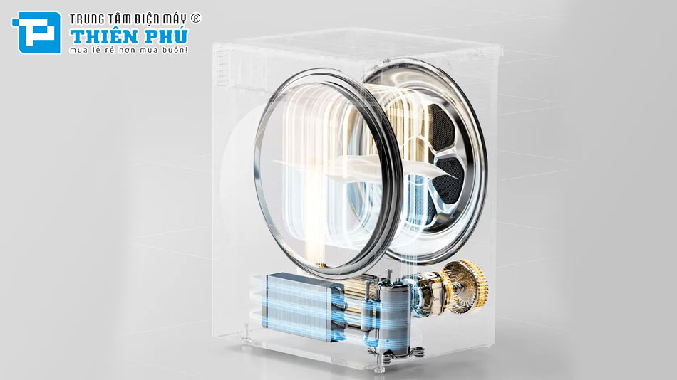 Máy sấy quần áo Toshiba Inverter 8Kg TD-T37BS90HWV(WT) thiết bị gia dụng thông minh cho mọi gia đình