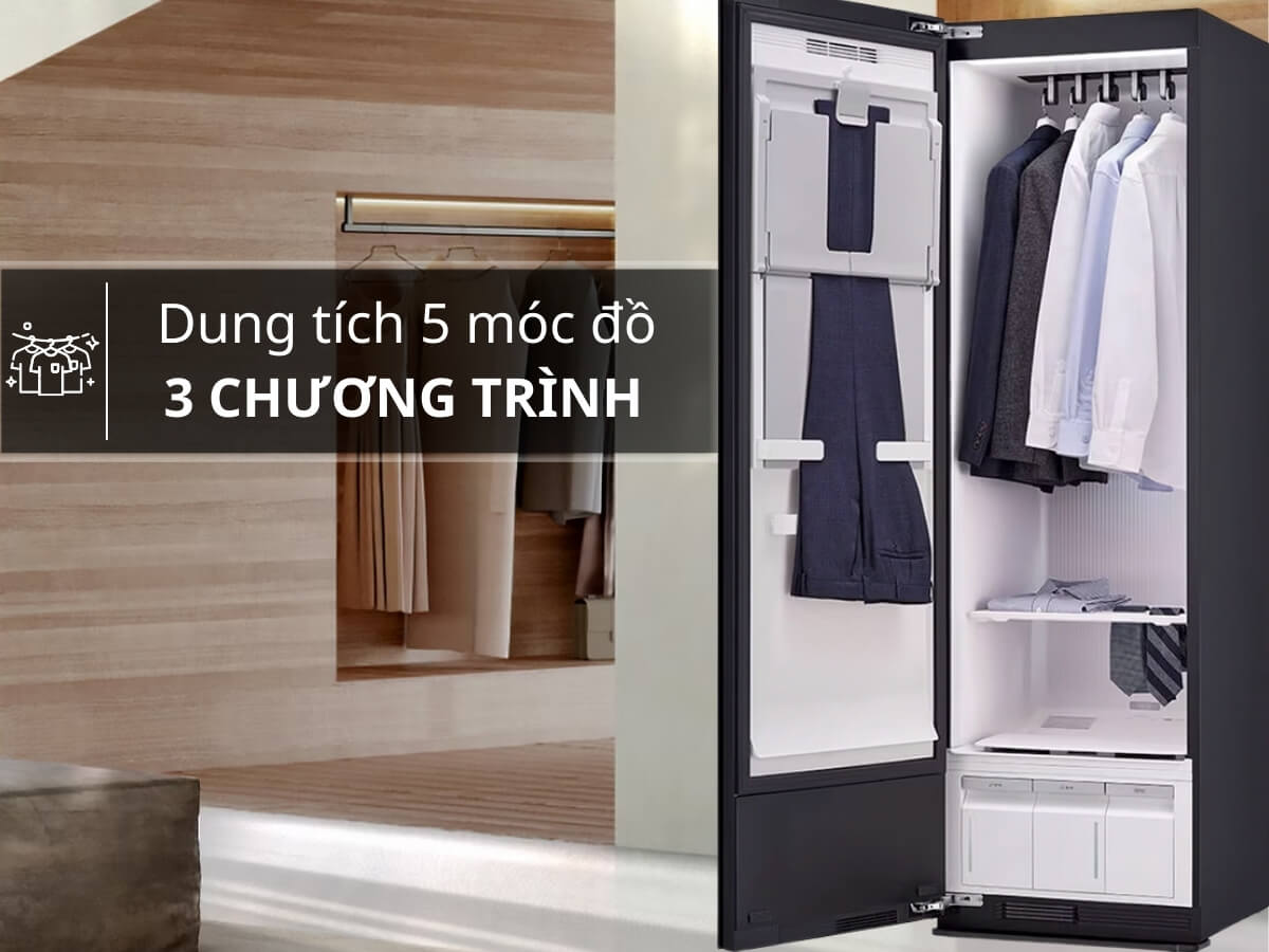 Tổng quan về tủ chăm sóc quần áo thông minh LG SC5MBR80H 