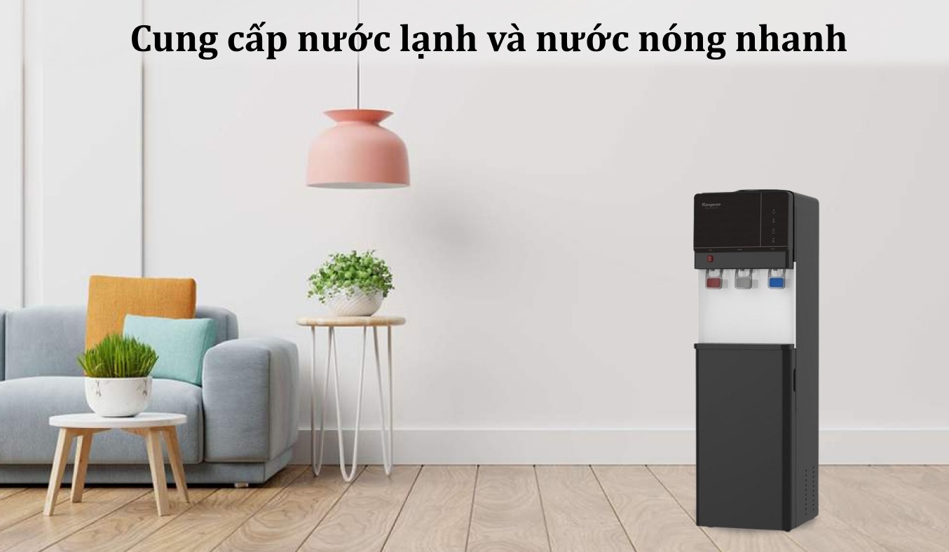 Nhũng lý do bạn nên chọn cây nước nóng lạnh Kangaroo hút bình KG64A3 ngay hôm nay