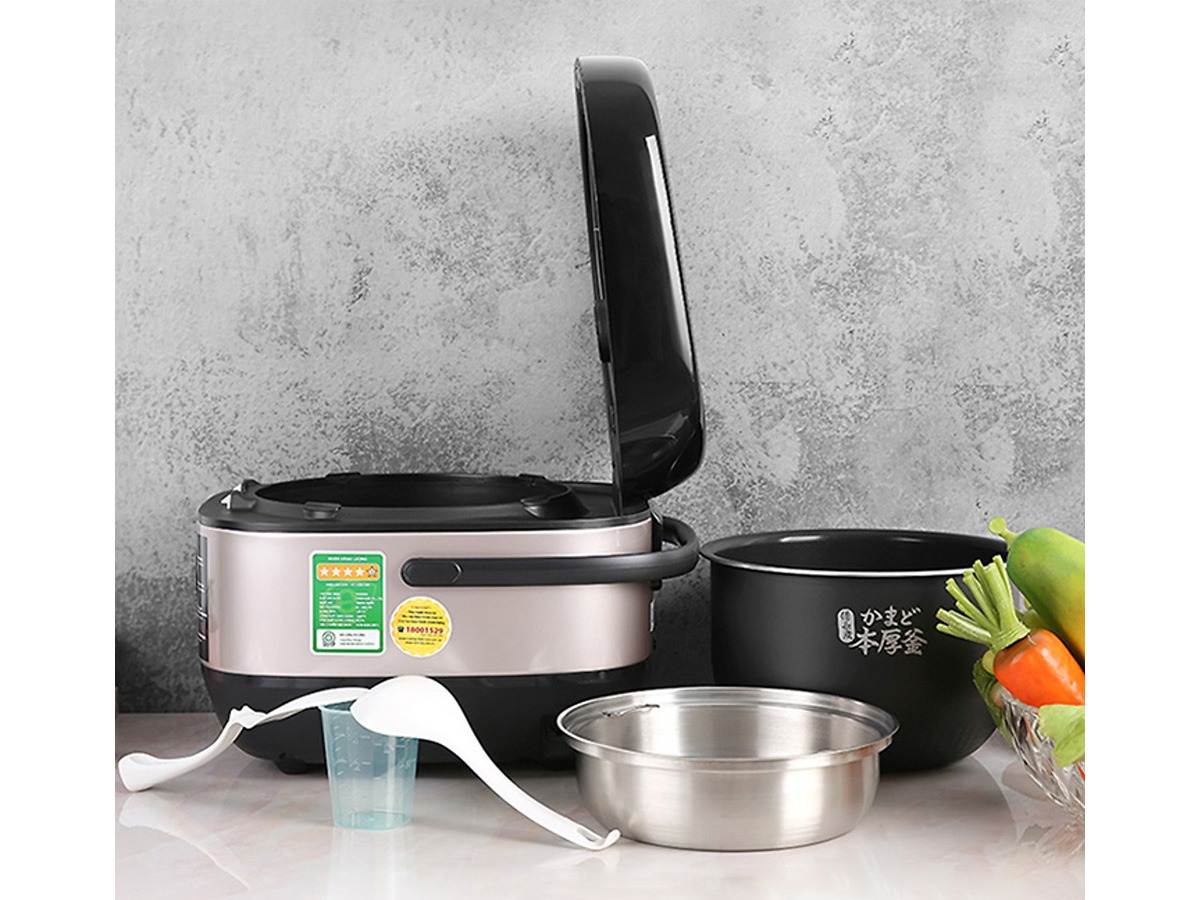 Nồi cơm điện Toshiba RC-18IX1PV 1.8 Lít nấu nướng tiện ích và cơm ngon chuẩn vị mỗi ngày