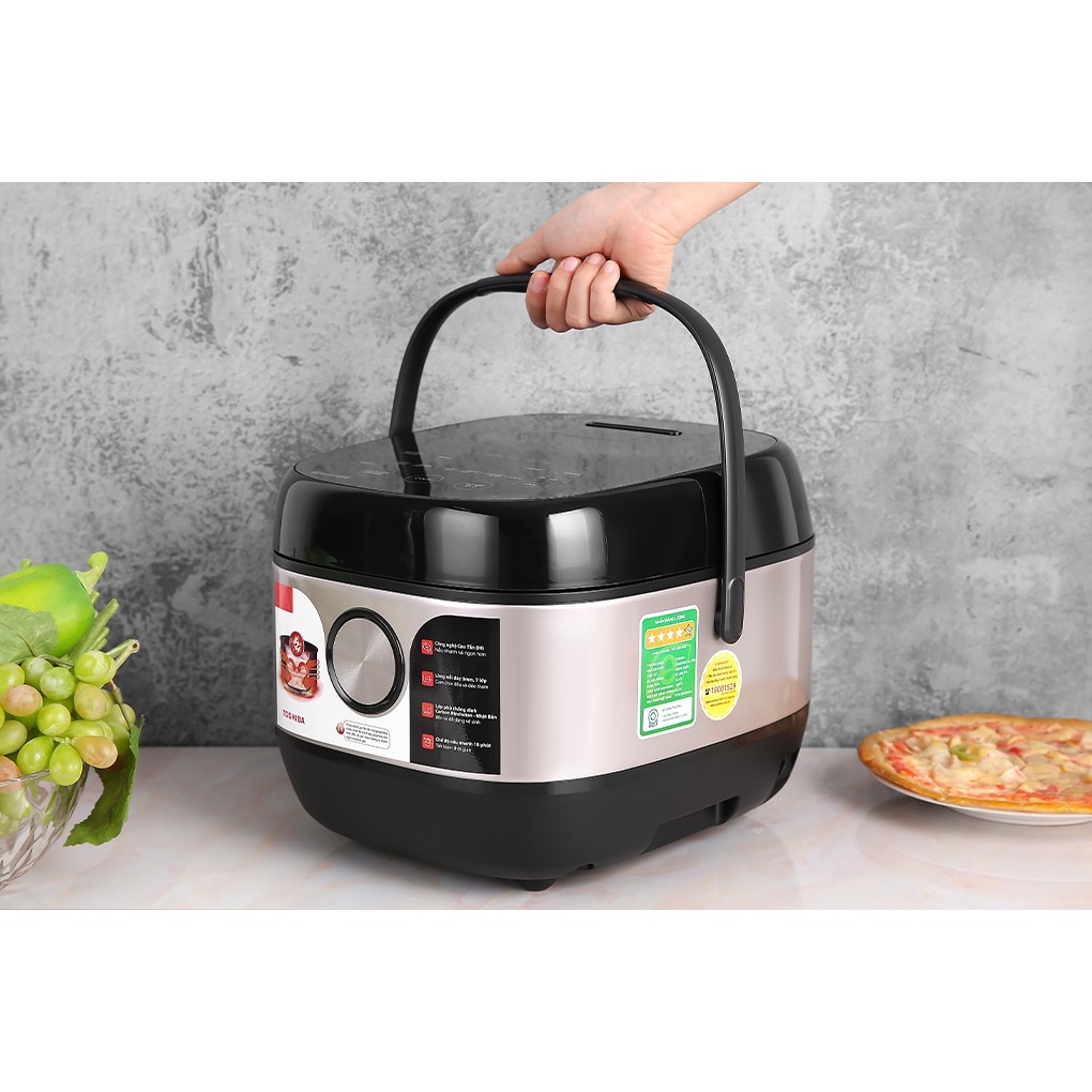 Nồi cơm điện Toshiba RC-18IX1PV 1.8 Lít nấu nướng tiện ích và cơm ngon chuẩn vị mỗi ngày