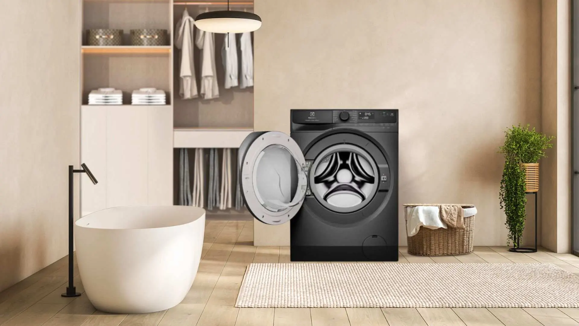 Tiết kiệm thời gian giặt giũ cho máy giặt Electrolux 10kg EWF1024D3SC 